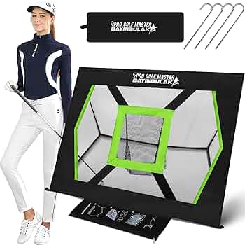 BAYINBULAK ゴルフ練習ネット ゴルフネット アプローチ練習器具 Amazon.co.jp: BAYINBULAK ゴルフ練習ネット ゴルフネット